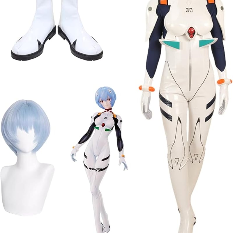 綾波レイ コスプレセット ウィッグ➕プラグスーツ Amazon.co.jp: 綾波レイ プラグスーツ コスプレ衣装 新世紀