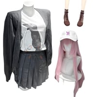帽付き ライムライト・レモネードジャム 陽見恵凪 私服 コスプレ衣装/靴/ウィッグ/道具自由選択