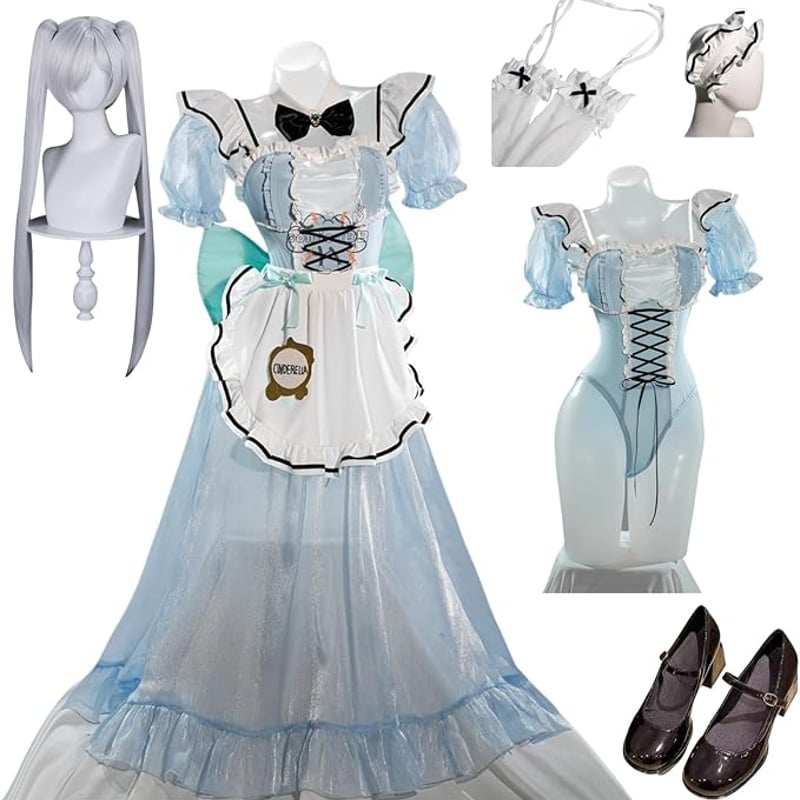 勝利の女神:NIKKE GALLERYコラボカフェ シンデレラ カフェ店員衣装