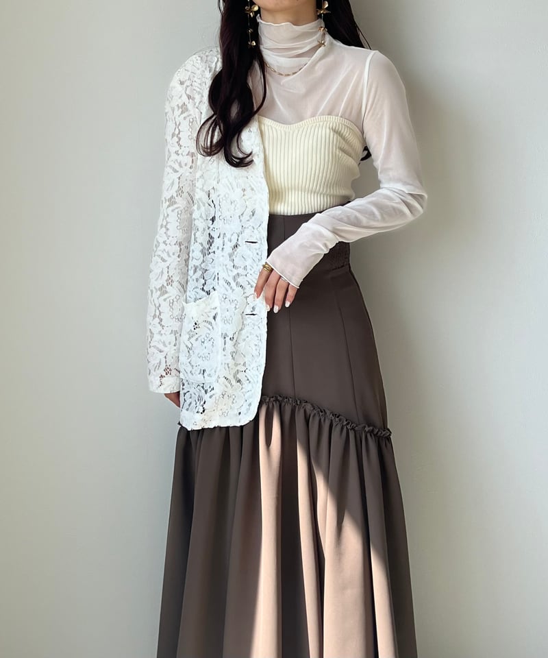race sheer tailored jacket | AÉRMA boutique