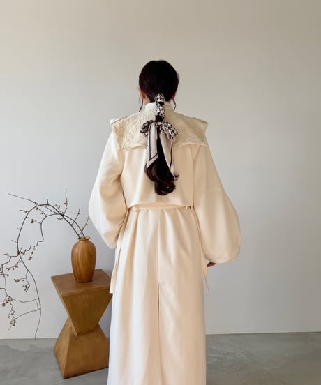 3way layered trench coat(ivory)