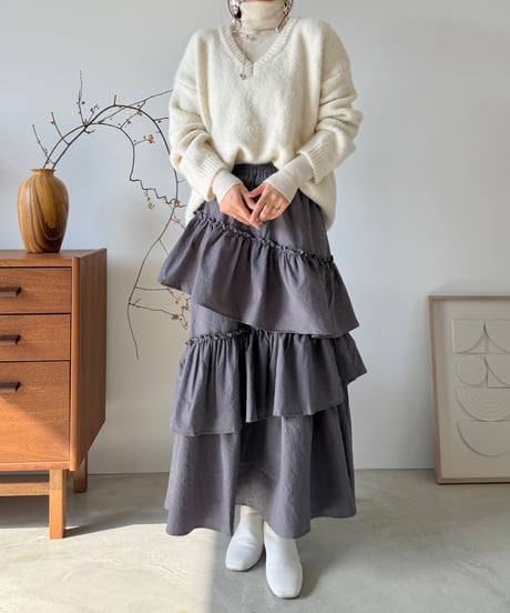 check tiered volume skirt