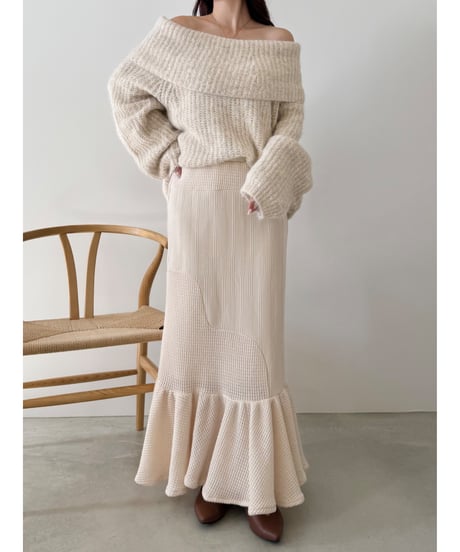 2 way nuance i line flare skirt