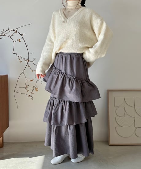 check tiered volume skirt