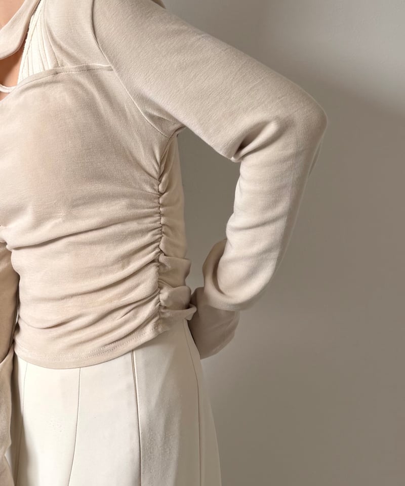 cut out asymmetry tops | AÉRMA boutique