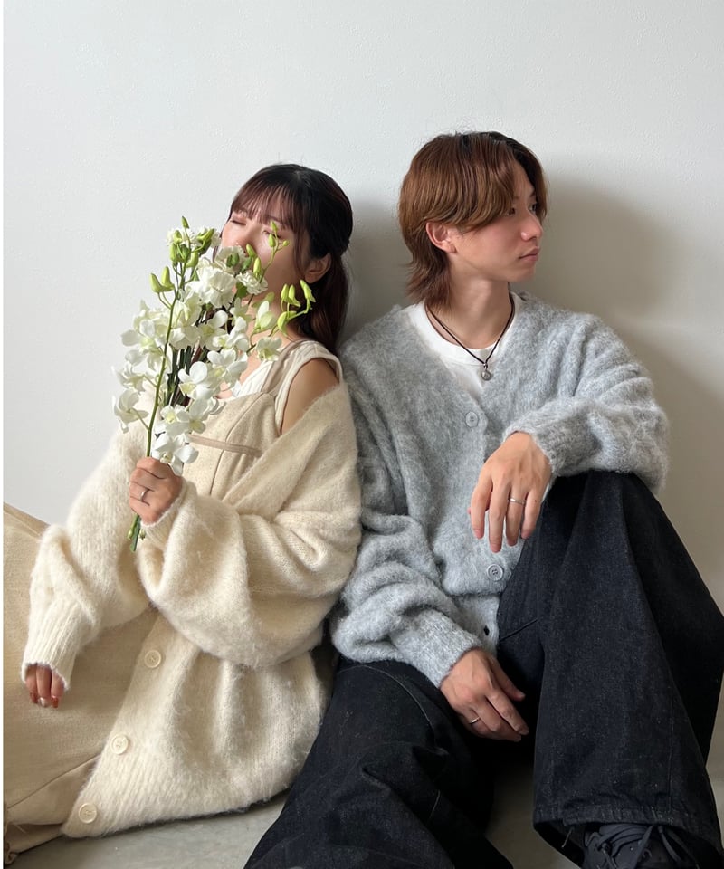 soft volume knit cardigan | AÉRMA boutique