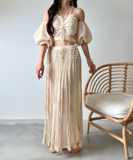 2way off shoulder swim wear(3set)
