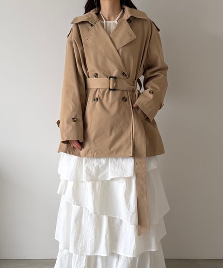 classic short trench coat
