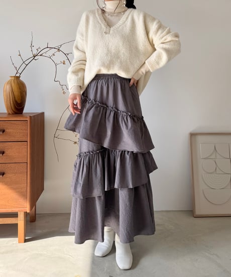 check tiered volume skirt
