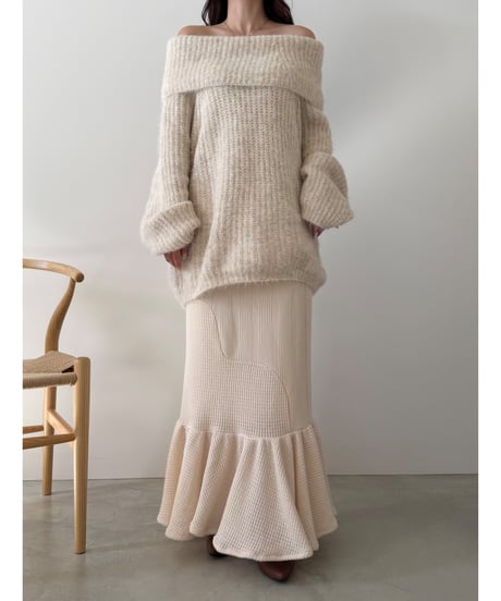 2 way nuance i line flare skirt