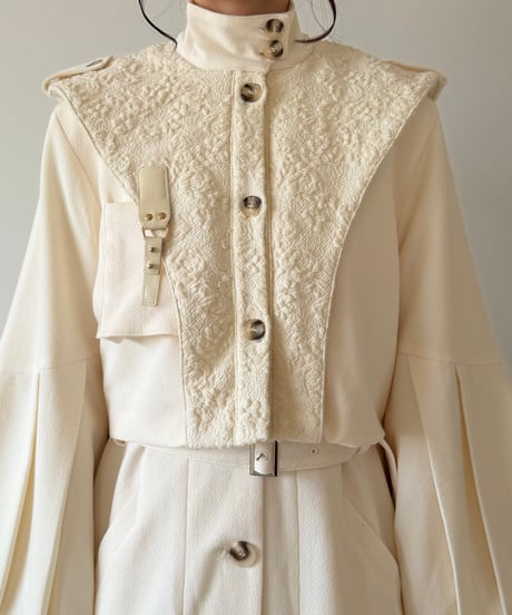 3way layered trench coat(ivory)