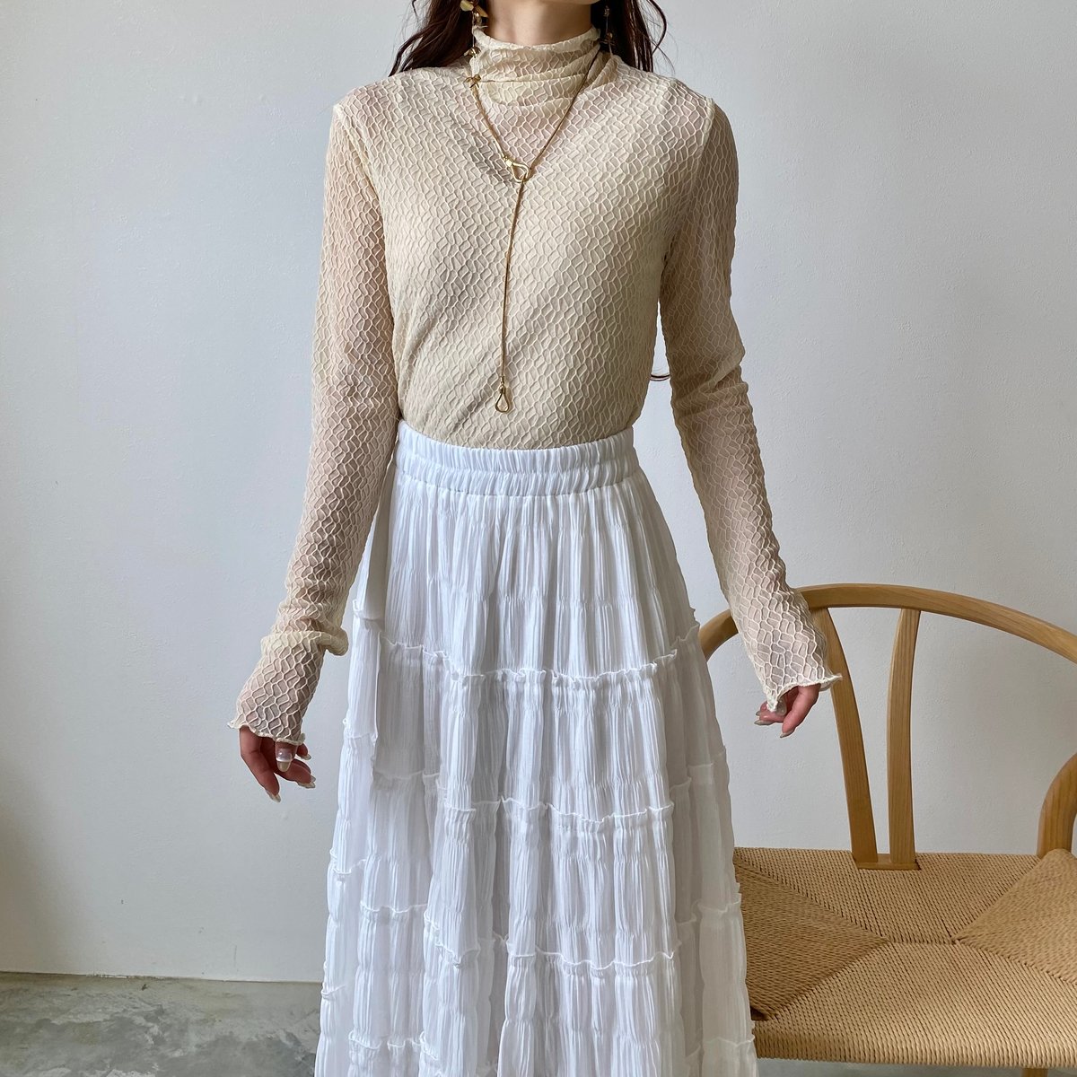 nuance texture sheer tops | AÉRMA boutique