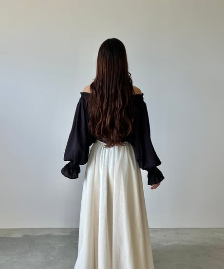candy sleeve offshoulder blouse