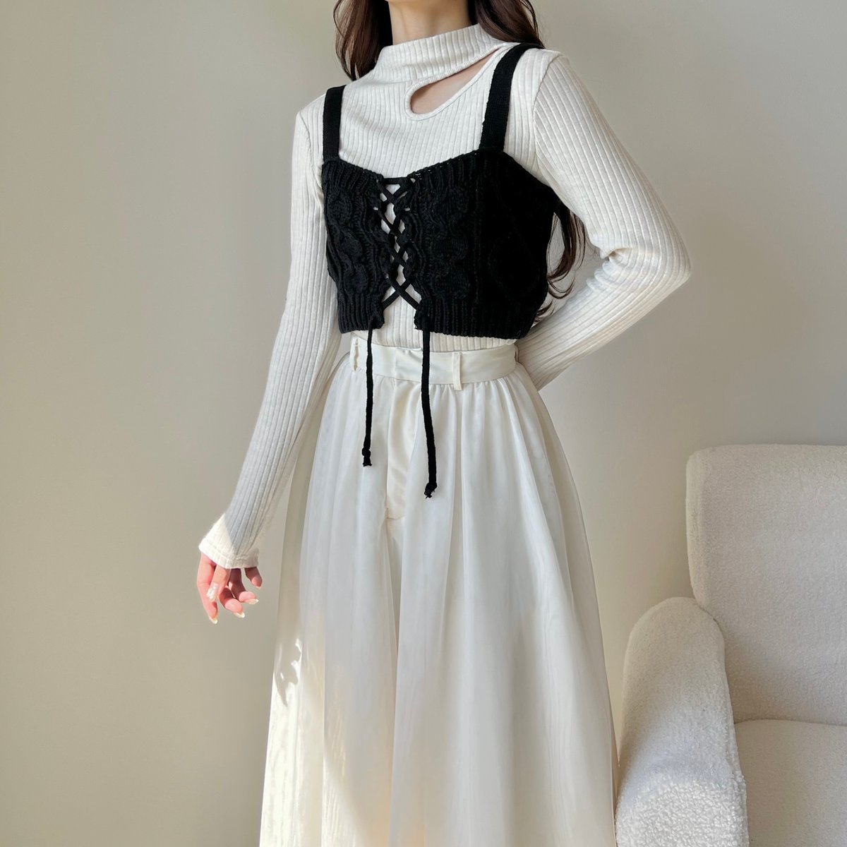 【新品・タグ付き】anuke/2way Knit Bustier ànuke online store（アンヌーク） / 2way Knit Bustier2way