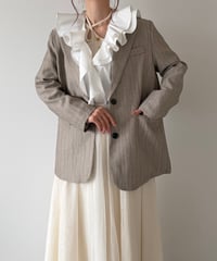 stripe classical tailored jacket