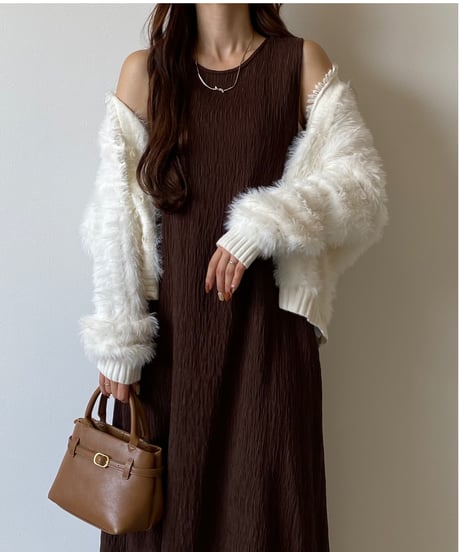 back silhouette pleats onepiece