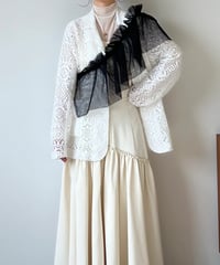 many way ruffle flare belt (black)