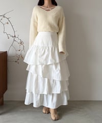 grace tiered long skirt