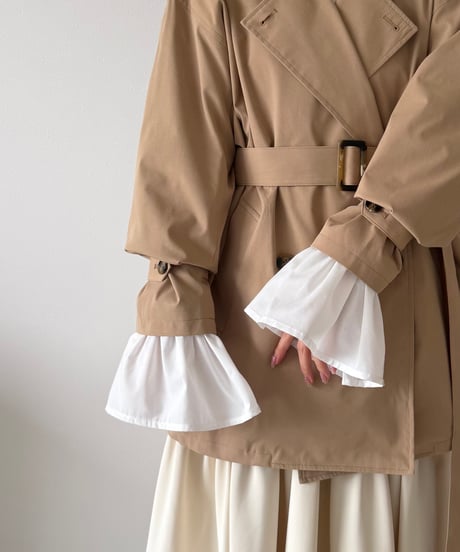 classic short trench coat