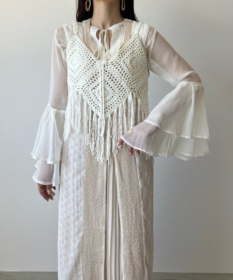 race fringe heme bustier