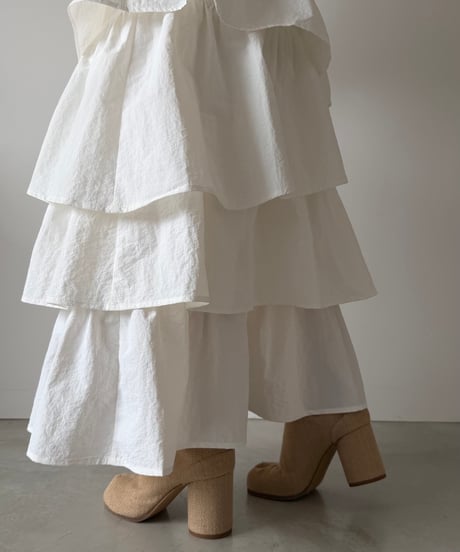 grace tiered long skirt