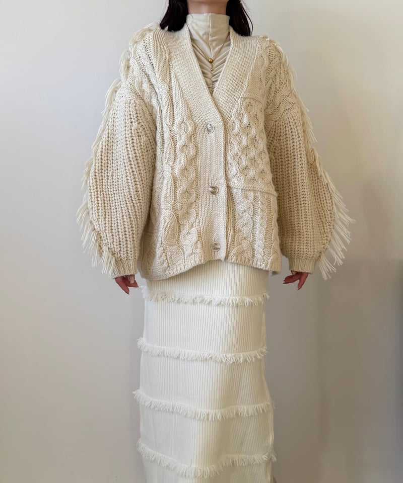 Emma knit flare cardigan set コンビニATM支払い❌ andmary Emma knit