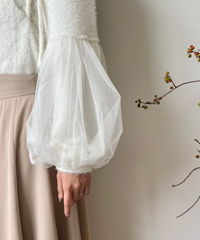 トップス Eaphi TULLE ASYMMETRY FRILL CAMISOLE Èaphi TULLE ASYMMETRY FRILL CAMISOLE 【公式通販】