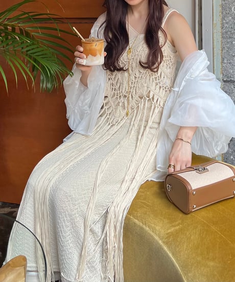 long fringe bustier