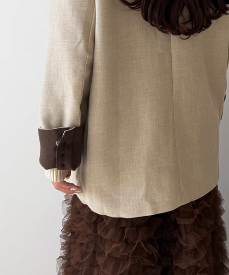 soft twill tailored jacket