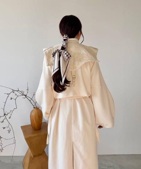 3way layered trench coat(ivory)