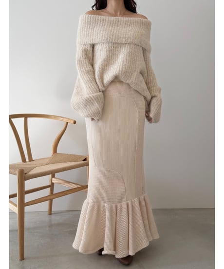 2 way nuance i line flare skirt