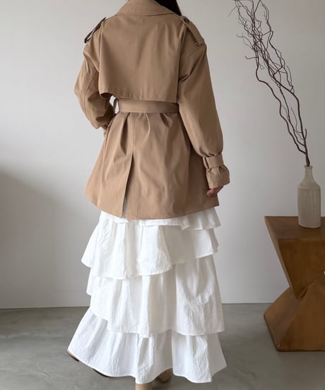 classic short trench coat