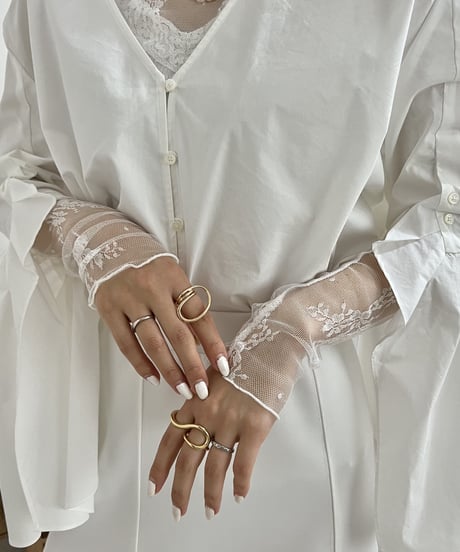 flower lace sheer tops