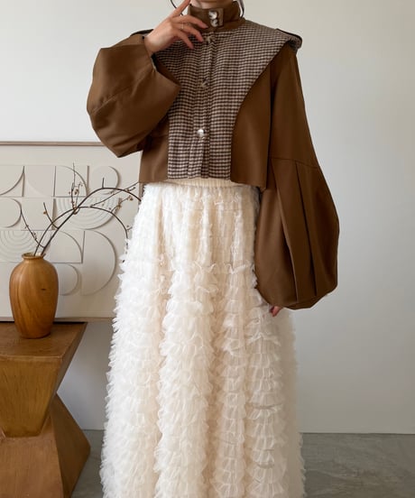 3way layered trench coat(brown)