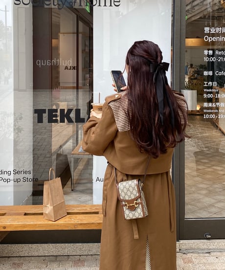 3way layered trench coat(brown)