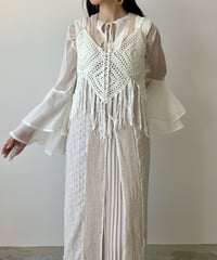 race fringe heme bustier