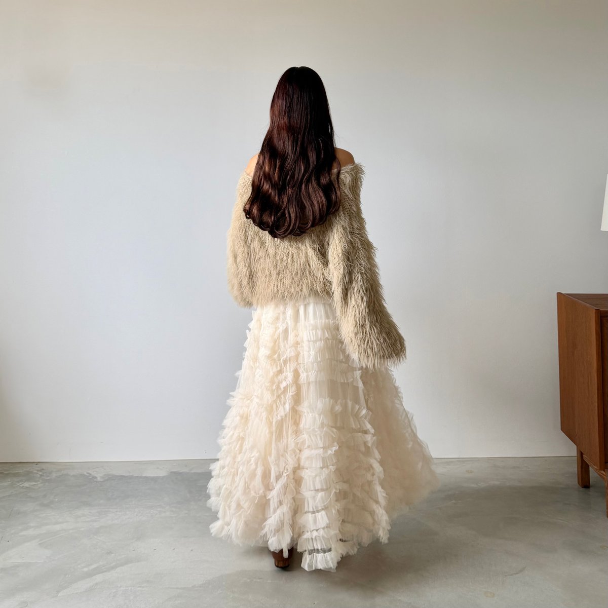 tulle gather frill skirt | AÉRMA boutique