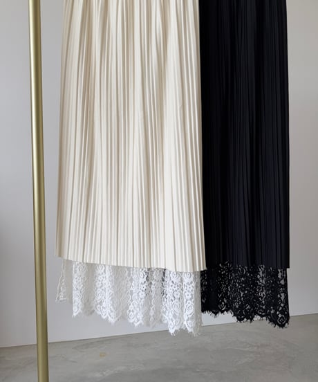 2way lace flare skirt(2色)