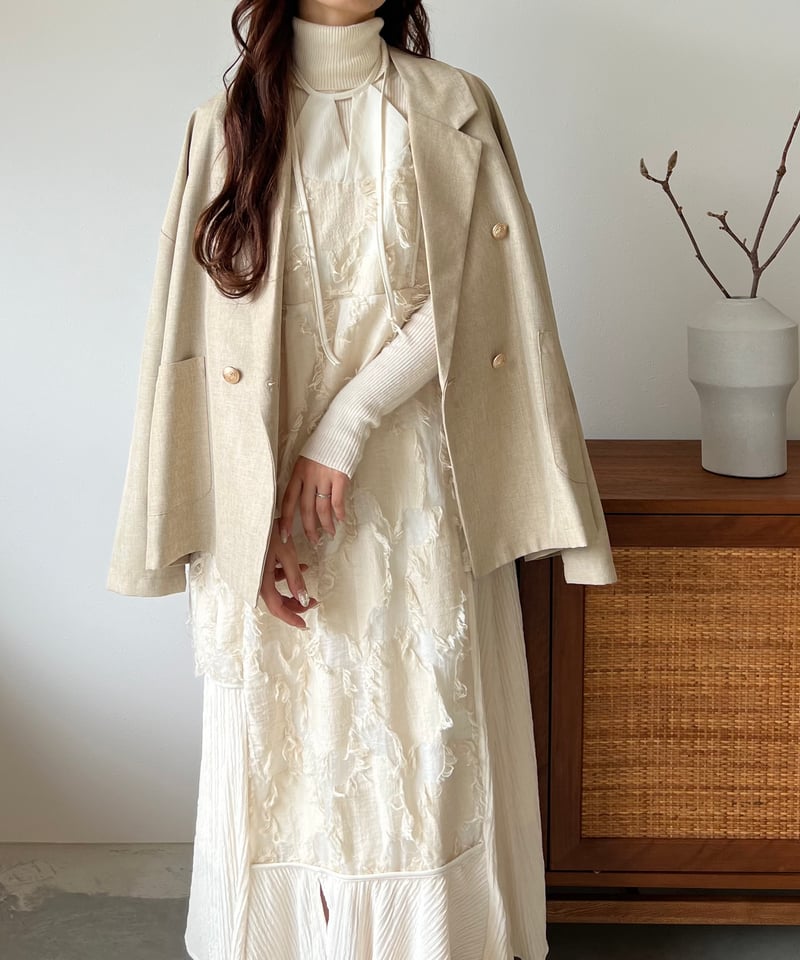 fringe docking layered onepiece | AÉRMA boutique fringe docking layered onepiece | AÉRMA boutique