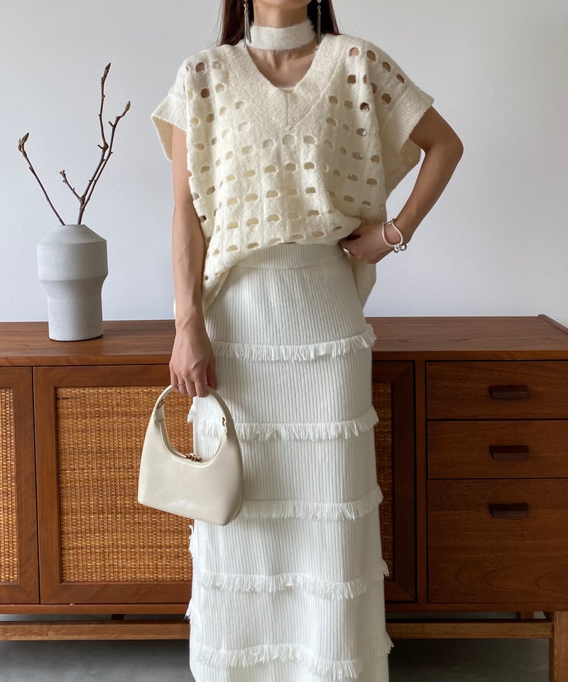 hole design knit set up | AÉRMA boutique