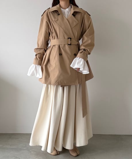 classic short trench coat