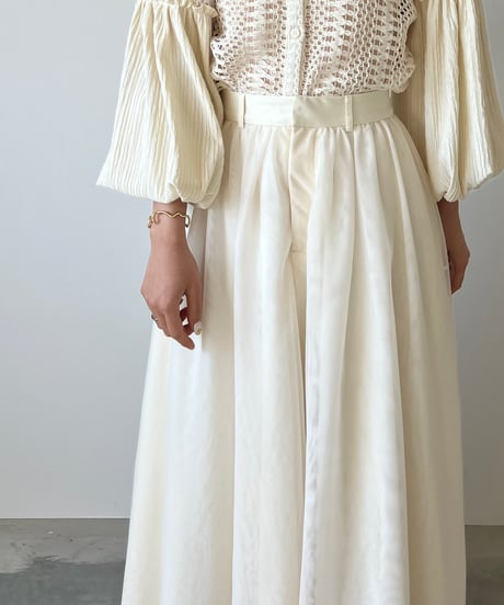 volume tulle frill skirt