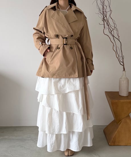 classic short trench coat