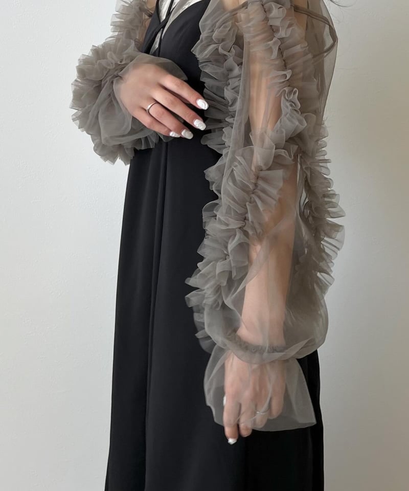 AERMA boutique ブラウス volume sheer blouse AERMA boutique ブラウス volume sheer blouse - メルカリ