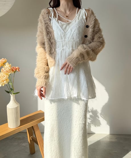 shaggy short knit