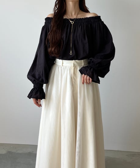 candy sleeve offshoulder blouse