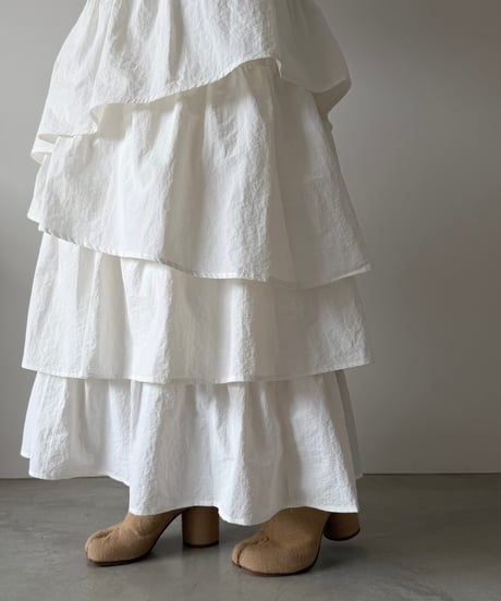 grace tiered long skirt