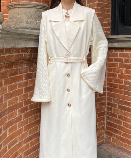3way layered trench coat(ivory)