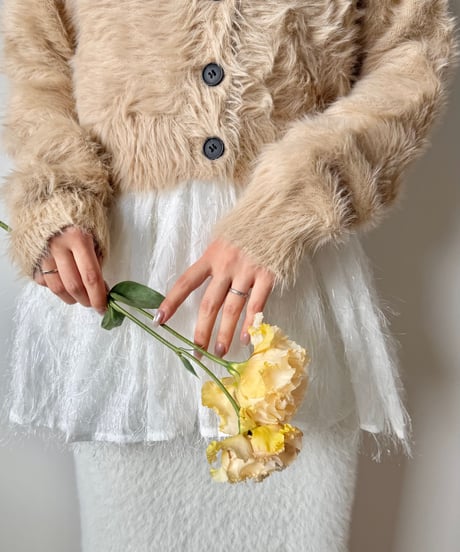 feather frill camisole