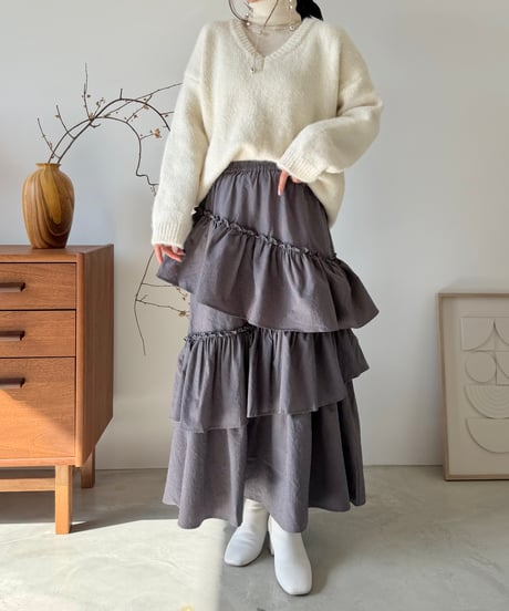 check tiered volume skirt